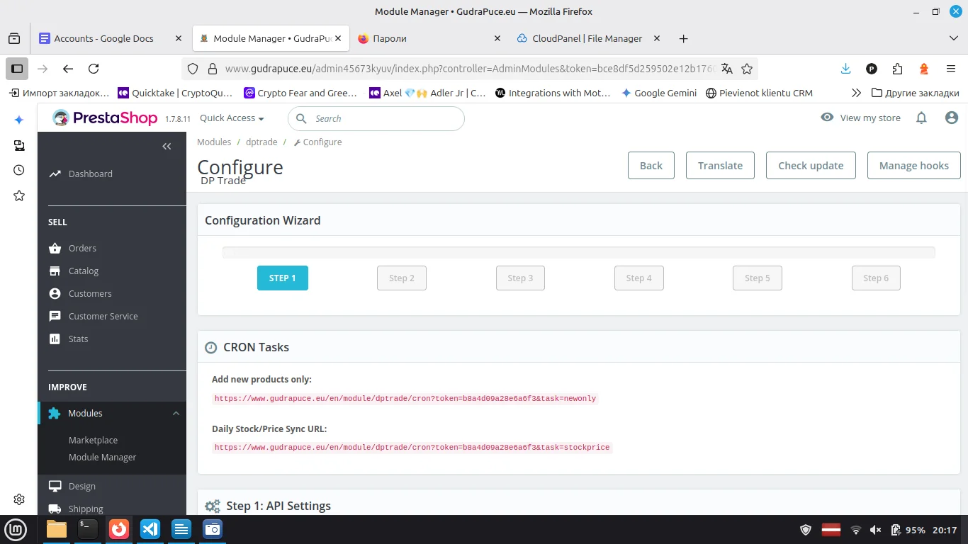 Biuro ABC (ex. DP Trade) products import and orders export module