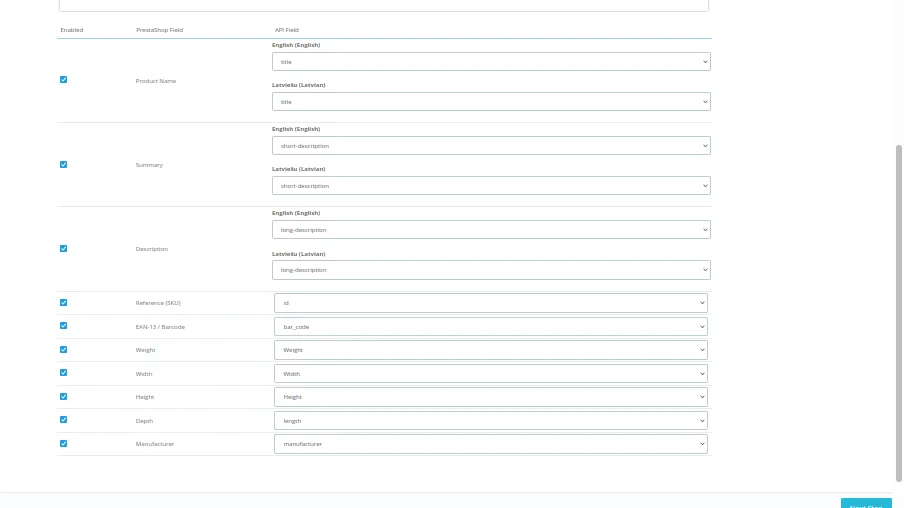 Biuro ABC (ex. DP Trade) products import and orders export module