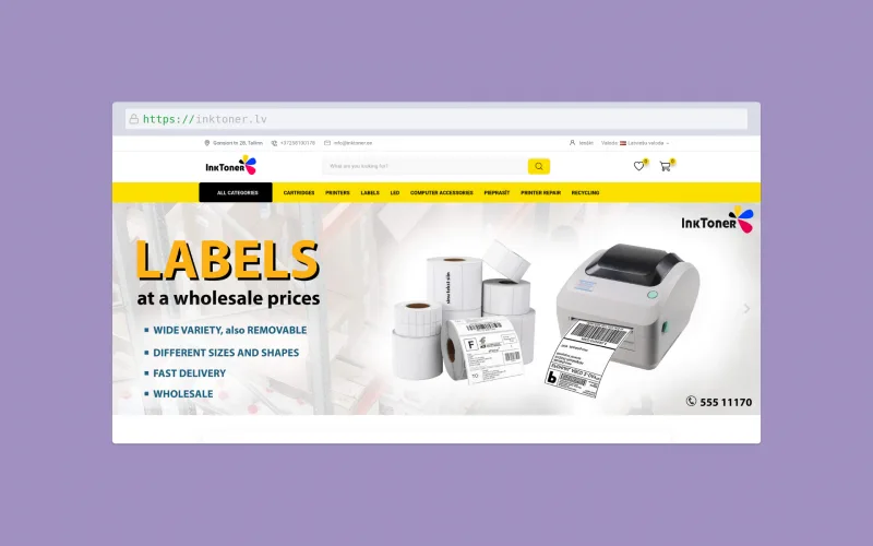 Multilingual Marketplace for Printing Supplies